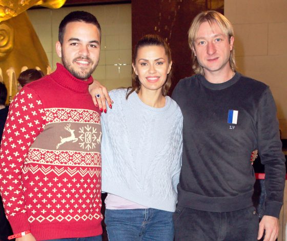 Виктория Боня и Евгений Плющенко провели мастер-класс