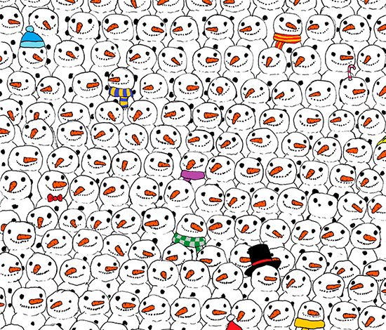 Популярные головоломки из серии «найди панду»