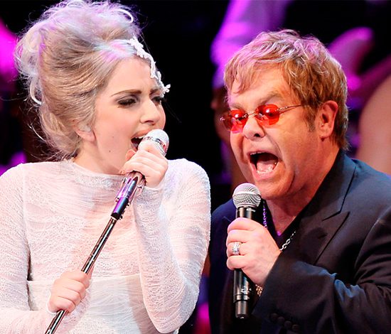 Зажигательный дуэт Леди Гага и Элтона Джона