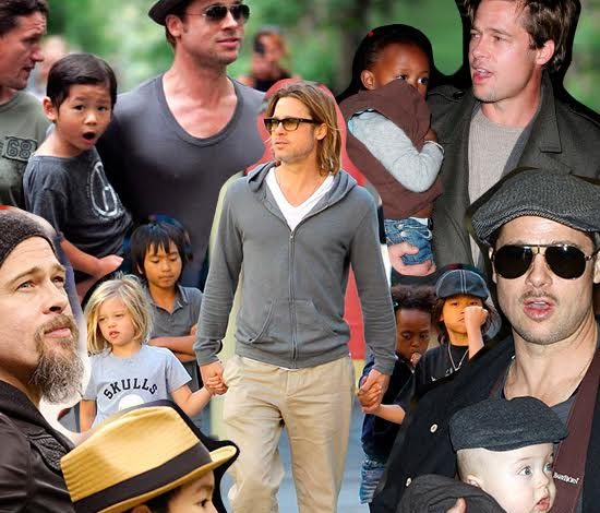 Самые трогательные фото Брэд Питта с детьми