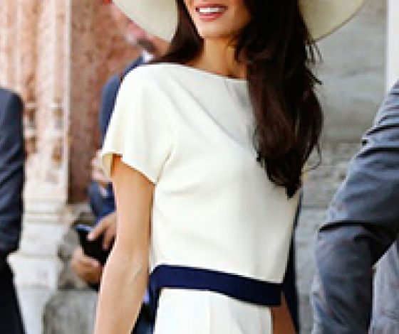 Street style Амаль Аламуддин. Модницам на заметку