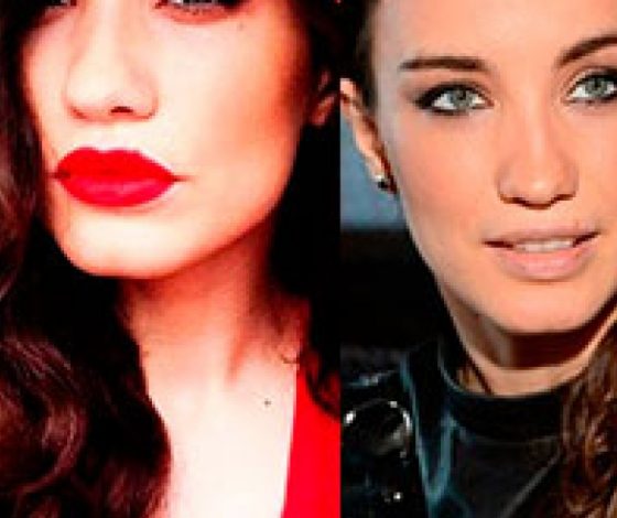 Знаменитости с красной помадой и без. Да/Нет