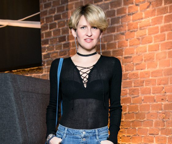 Полина Киценко на закрытом показе фильма «Сахар»