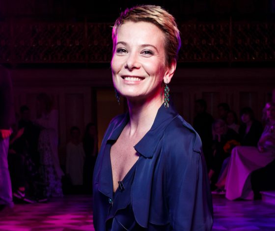 Юлия Высоцкая и другие звезды на показе A La Russe Anastasia Romantsova