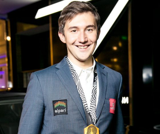 Коктейль в честь победителя турнира по шахматам FIDE-2016