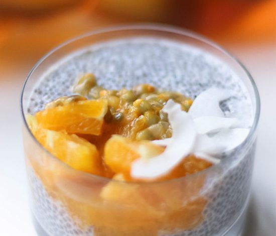 Рецепт: медово-ванильный пудинг из семян чиа