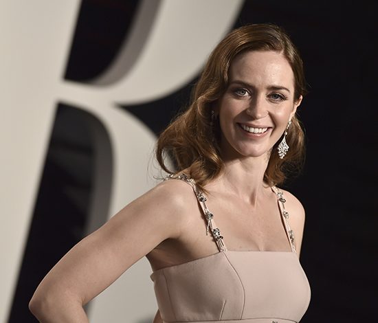 Эмили Блант впервые вышла в свет после родов