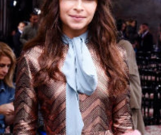 Гости на показе круизной коллекции Gucci 2016 в Нью-Йорке