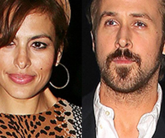 Первый совместный выход Райана Гослинга и Евы Мендес