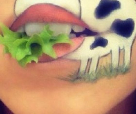 25 фото креативного макияжа губ