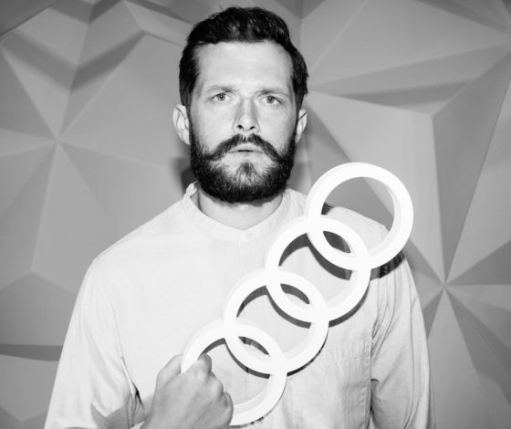 Григорий Добрыгин на тест-драйве новой модели Audi A4