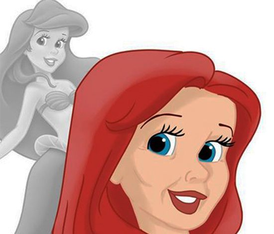 Как выглядят диснеевские принцессы в старости