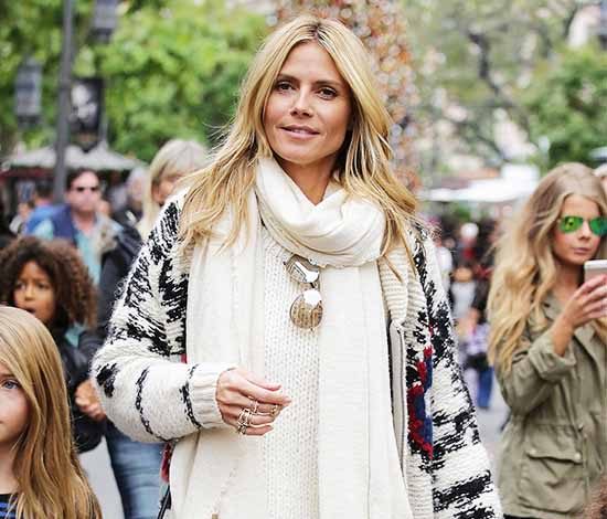 Street style Хайди Клум. Модницам на заметку