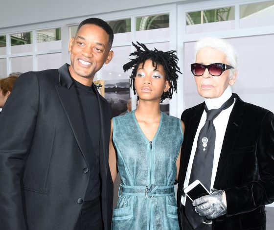 Уилл Смит с дочерью на кутюрном показе Chanel