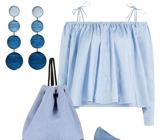 Все оттенки голубого: топ-30 модных вещей