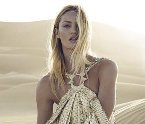 Givenchy отправил беременную Кэндис Свейнпол в арабскую пустыню