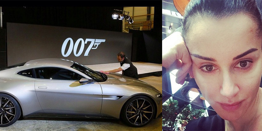 Тина Канделаки без макияжа, как без бронежилета, искала Aston Martin агента 007, чтобы погонять.