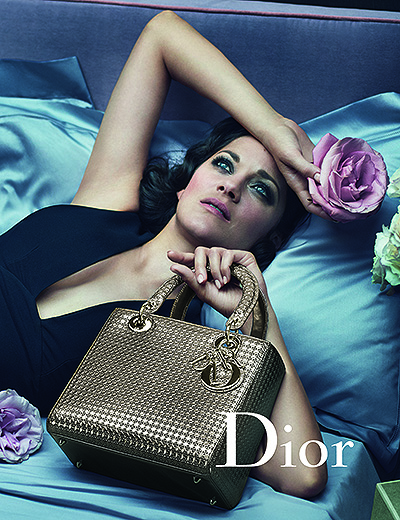 Марион Котийяр (40) в рекламной кампании Lady Dior
