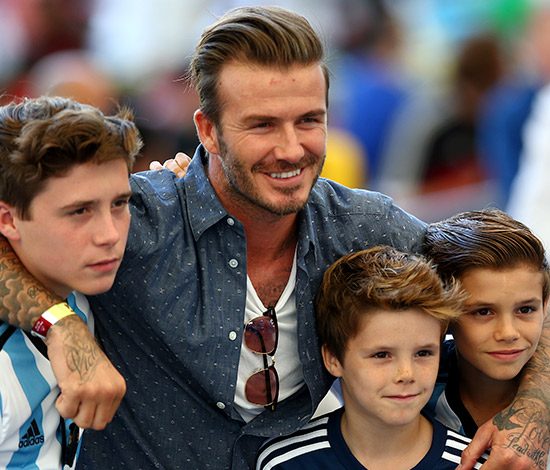 Круз Бекхэм зажигает, а Дэвид снимает