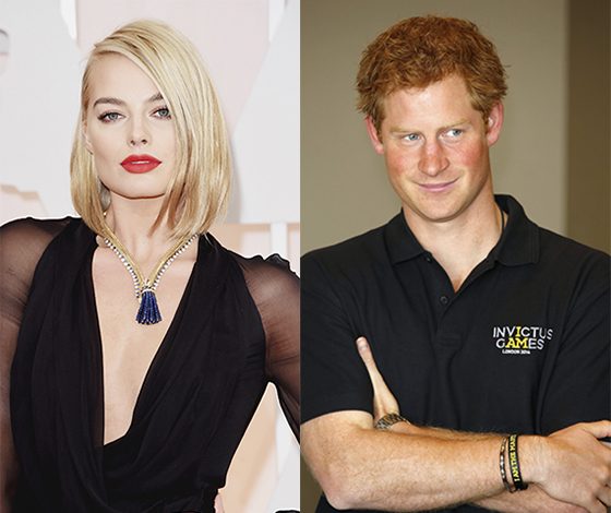 Марго Робби переписывается с принцем Гарри