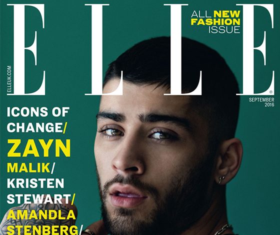 Зейн на обложке журнала Elle. Красота