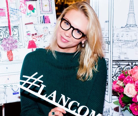 Анжелика Тиманина на beauty-девичнике Lancome