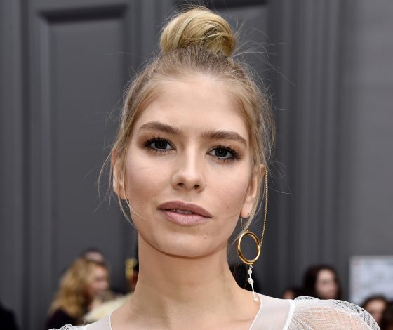 Елена Перминова на показе Chloe в Париже