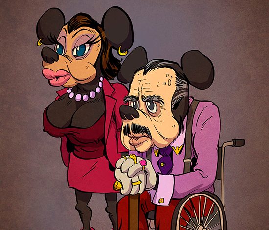 Как будут выглядеть мультгерои в старости