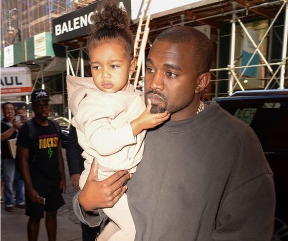 Трогательные фото Канье Уэста с дочерью
