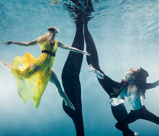 Подводные портреты цирковых артистов