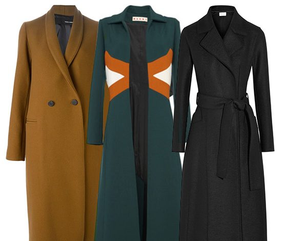 Топ-20 длинных пальто на осень