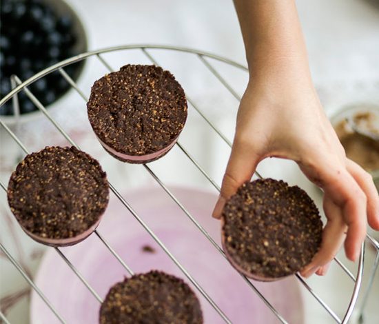 Рецепт: кейки с клубничным мороженым