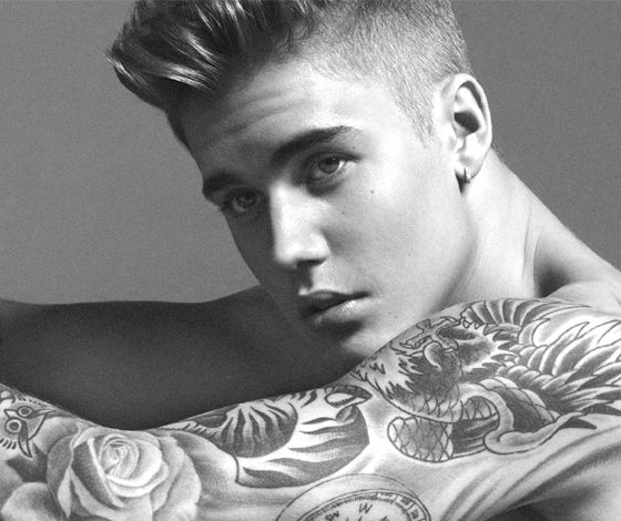 Джастин Бибер и Кендалл Дженнер в фотосессии Calvin Klein