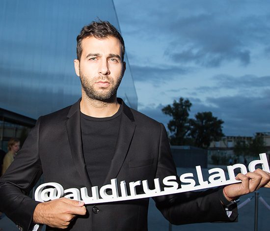 Иван Ургант на премьере спорткара Audi R8 в России