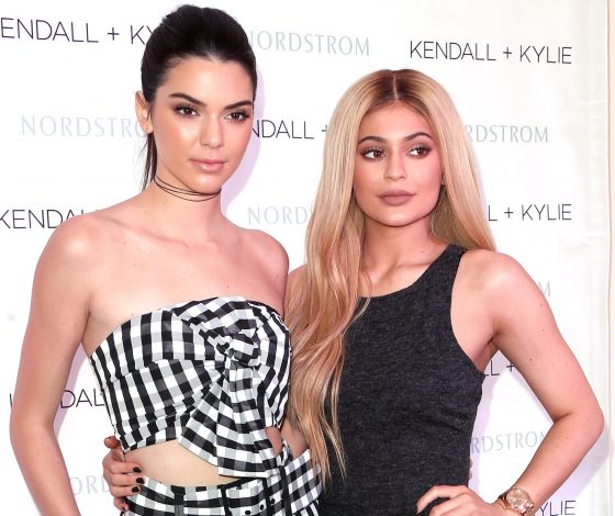 Сестры Кендалл и Кайли на презентации в Лос-Анджелесе