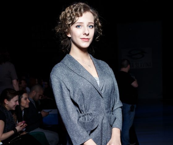 Лиза Арзамасова на показе Nadia Slavina
