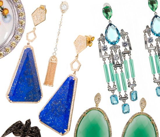 Вечерние сережки из российских онлайн-магазинов