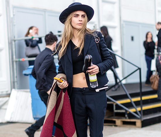 Street style Кары Делевинь. Модницам на заметку