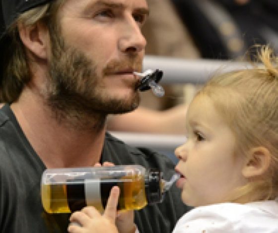 На что пошел Дэвид Бекхэм ради своей дочки