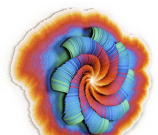 Бумажная бесконечность от художницы из Майями