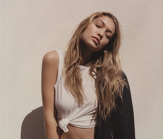 Джиджи Хадид в рекламной кампании TOPSHOP