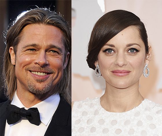 Между Брэдом Питтом и Марион Котийяр невероятная химия