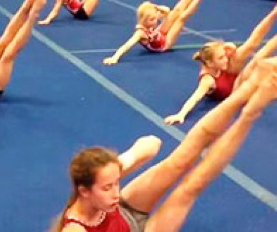 Упражнения для пресса от гимнасток