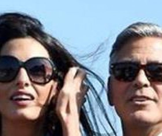 Джордж Клуни с Амаль Аламуддин на отдыхе в Мексике