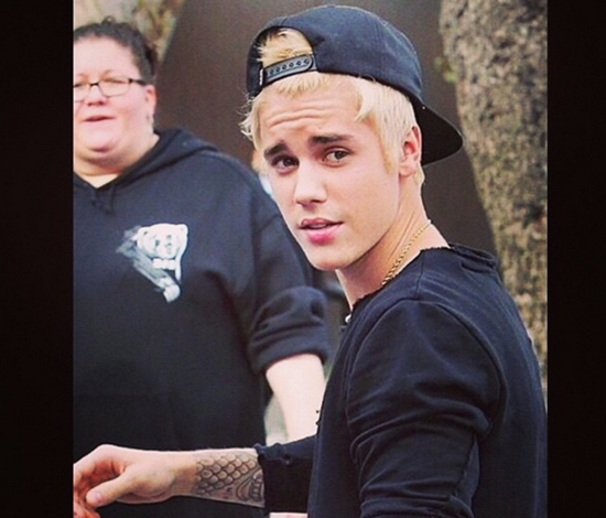 Джастин Бибер стал блондином