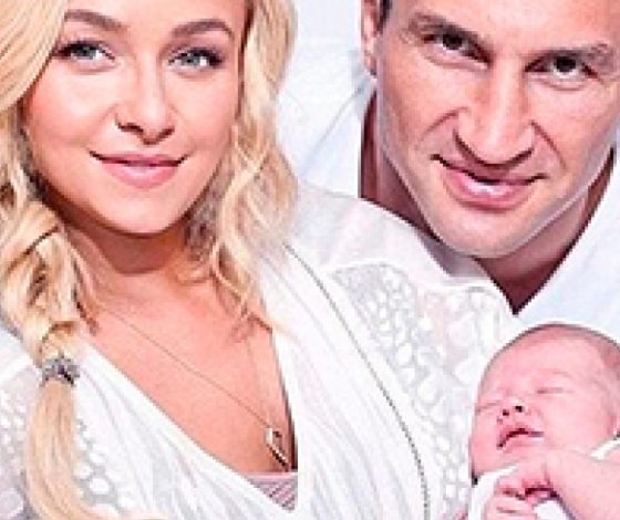 Владимир Кличко и Хейден Панеттьери показали дочь