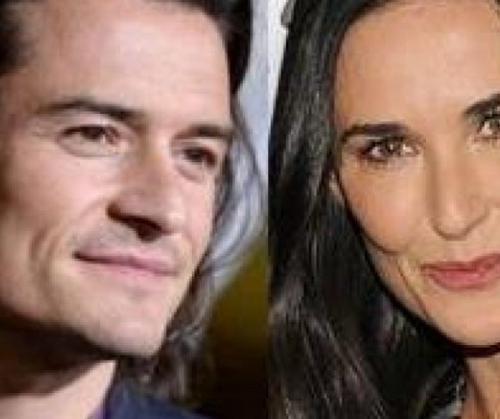 Орландо Блум и Деми Мур провели вместе выходные