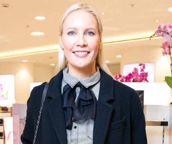 Елена Летучая на открытии Articoli by Bosco в Смоленском Пассаже