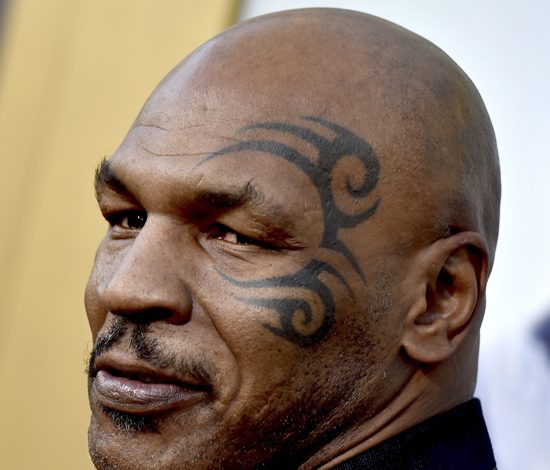 Майк Тайсон умилил болельщиков через камеру поцелуев