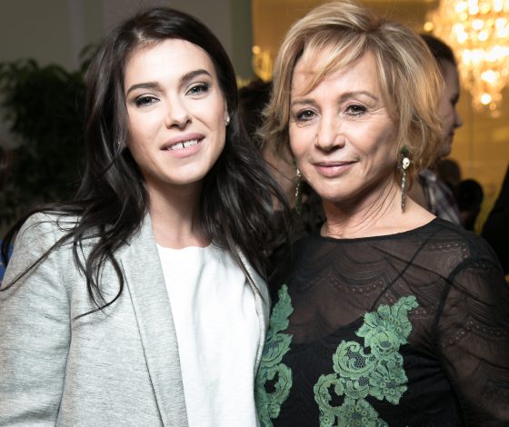 Елена Темникова на показе Аlberta Ferretti в Москве